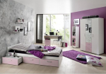 storado.de Steffi 4260498522767 Lastetoa 5-osaline komplekt Valge / Lilla