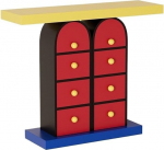 Sissep&auml;&auml;sulaua, sissep&auml;&auml;sulaua 8 sahtliga, 45-tolline konsoollaud koos hoiuruumiga elutoa konsoollauale