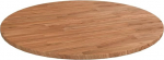 Ersatz-Esstischplatte 90 x 1,5 cm, runde Couchtischplatte f&uuml;r gewerbliche Nutzung - Hellbraunes Massivholz Eichenholzbrett f&uuml;r Restaurants, Bars, Caf&eacute;s