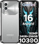 DOOGEE Blade10 Power Android 16 AI v&auml;ljas mobiiltelefon 10300 mAh, 24GB + 256GB / TF 2TB v&auml;ljas nutitelefon ilma lepinguta, 6,6-tolline HD + ehitusplatsil kasutatav mobiiltelefon, Gemini AI 50MP kaamera, IP69K