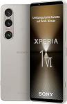 Sony Xperia 1 VI - 6,5-tolline 19,5:9 FHD+ HDR OLED 120Hz, kolmekordne objektiiv uuendusliku sensori ja ZEISSiga, 3,5 mm heli, Android 14, IP65/68, Dual SIM, Platinum Silver, 24+12 kuud garantiid [Amazon