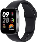 XIAOMI Redmi Watch 3, 1,75-tolline AMOLED-ekraan, 121 treeningrežiimi, SPO₂ m&otilde;&otilde;tmine ja 24-tunnine s&uuml;dame l&ouml;&ouml;gisageduse j&auml;lgimine, Bluetooth-k&otilde;ned, GPS-multis&uuml;steem, 5 ATM, kuni 12 p&auml;eva t&ouml;&ouml;aeg, must (renoveeritud).