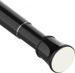 Curtain Pole No Drilling and Screws Telescopic Rod Shower Curtain Rail for Clamping Curtain Rod for Wardrobe, DIY Projects, Bathroom, 1 Piece, 75-175 cm