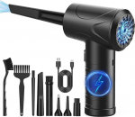 Elektriline tolmupuhur, 3-kiiruseline 91000 rpm suru&otilde;hupuhasti, USB-laetav suru&otilde;hupihusti, PC puhastamise komplekt 6000 mAh akuga s&uuml;learvuti, klaviatuuri, auto, kontoriseadmete, diivani jaoks