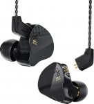 CCZ Meloodia k&otilde;rvaklapid Yinyoo Hybrid 1ba 1DD HiFi k&otilde;rvamonitorid, s&uuml;gava bassiga kerged k&otilde;rvaklapid IEM koos 4N kaabliga muusikule / trummarile / bassistile / kitarristile (must, ilma mikrofonita)
