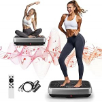 Vibrationsplatte, 2025 Verbesserte Vibrationsplatte mit Doppelmotoren f&uuml;r Abnehmen, Ganzk&ouml;rpertraining, Muskelaufbau - Massageger&auml;t, 450 LBS Kapazit&auml;t Vibrationsplatte f&uuml;r Home Workout