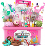 Original Stationery Slime Set to Make Yourself - Slime Kit for Girls and Boys Crystal Slime, Glitter Slime, Unicorn Slime - Slime Set for Children