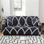 HOOBUY Printed Sofa Cover Stretch Couch Covers Patterned Two Seater Slipcovers for 2 Seater Cushion Couch Love Seat Set (JL, 2 Seater/Two Seater)