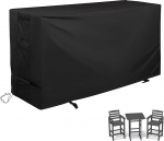 Starcrew Bar Height Patio Set Outdoor Bar Stool Set Outdoor Cover Pub laua ja toolide komplekt koos k&otilde;rgete laudadega Patio Bistro Set 3 t&uuml;kki