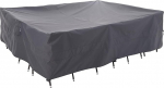 WJ-X3 Suur halli raskekaaluline terrassilaua kate, 136 x 88 x 36 tolli, veekindel, tuulekindel, pleekimiskindel, ideaalne v&auml;litingimustes kasutatavale sektsioonm&ouml;&ouml;blile