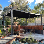 PURPLE LEAF Pergola Alumiinium, 3,65 x 4,85 m, veekindel, stabiilne, talvekindel, peotelk, aiamaja telk p&auml;ikesekaitsekatusega, Hall