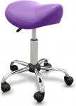 QUIRUMED Pony Stool Ergonoomiline terasraam Lilla kunstnahast polsterdus Reguleeritava k&otilde;rgusega polsterdatud iste P&ouml;&ouml;rlevad rattad 150kg