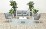 Garden Impressions Alumiiniumist k&ouml;ie Lounge Fleurie veekindla padjaga