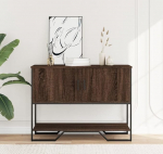 Konsoollaud kapi ja avatud riiuliga, kitsas konsoollaud koridori kitsas, koridorilaud, v&auml;ike diivanilaud v&auml;ikestesse ruumidesse, elutuppa, sissep&auml;&auml;suks (pruun tamm)