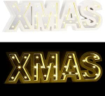 Lunartec valgustatud kirjad: (Xmas Illuminated, Christmas, Lighting): LED Lettering Xmas Wooden & Mirrors with Timer & Battery Operated (Xmas Illuminated, Christmas, Lighting)