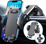 VANMASS mobiiltelefonihoidja auto 2025 Upgrade Super Stabiilne 3-in-1 iminapakett ja ventilatsioon 100% turvaline universaalne mobiiltelefonihoidja auto paindlik sobib k&otilde;igile iPhone 16/15/14/13 Pro Max Samsung S24/S23