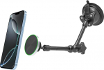 LYFPOOM 2025 Uuendatud vaakum magnetiline mobiiltelefoni hoidja auto [Super Suction Cup], magnetiline mobiiltelefoni hoidja auto Magsafe auto hoidja, magnetiline iminapad mobiiltelefoni hoidja k&otilde;igile nutitelefonidele