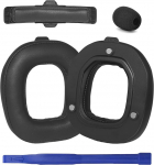 Aiivioll asendusk&otilde;rvapadjad A50 Gen 4 k&otilde;rvapadjad sobivad Astro A50 Gen 4, Gen 5 ja A50X Bluetooth juhtmeta k&otilde;rvaklappidele, asendusk&otilde;rvapadjad on valmistatud valgenahast (must)