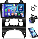 8 Core Qualcomm 4G + 64G autoraadio Peugeot 3008 2009-2015 juhtmevaba Carplay & Android Car, 9-tolline Android autoraadio WiFi/GPS/Bluetooth 5.1/DPS Hi-Res/FM RDS raadioga