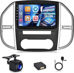 [2+64G] Android 13 autoraadio Mercedes Benz Vito 3 W447 2014-2020 juhtmevaba Carplay & Android Car, 10.1-tolline puuteekraaniga autoraadio koos WiFi GPS DSP FM / RDS raadio SWC + AHD tagantvaate kaameraga