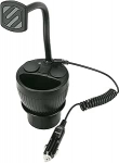 Scosche MAGPCUP MagicMount PowerHub magnetiline joogihoidja autole, laeb mitu seadet, reguleeritav enamiku tassihoidjate jaoks, must