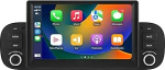 Android 13 7-tolline autoraadio Fiat Panda 2013-2020 4-Core 2GB & 32GB m&auml;lu, toetab traadita Carplay/Android Car, roolijuhtimine, WiFi/4G, AM/FM