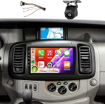 【4+64G】 Hodozzy Carplay Bildschirm f&uuml;r Renault Trafic 2001-2010/Opel Vivaro 2006-2010/Nissan Primastar 2006-2014 Autoradio 10 Zoll mit Navi/Android Auto/WiFi/GPS/RDS/FM/Bluetooth/USB
