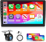 4G + 64G Androidi autoraadio Toyota Auris 2006-2011 juhtmevaba Carplay Android Car Mirrorlink, Hodozzy 10-tolline puuteekraaniga autoraadio koos navigatsiooniga Bluetooth WiFi DSP/EQ FM/RDS raadio + tagurdamine