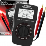 kraftmax XT1 Revolution V2 professionaalne aku tester koos sisemise takistuse testiga