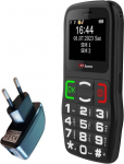 TTfone TT220 suur nuputelefon eakatele inimestele h&auml;daabi nupuga, k&otilde;nelusnupud, pikk aku, taskulamp, Bluetooth, lihtne kasutada (koos v&otilde;rgulaadijaga)