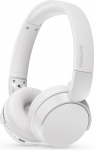 Philips TAH4209WH Leichter ohraufliegender kabelloser Bluetooth-Kopfh&ouml;rer mit passiver Ger&auml;uschisolierung - 55 Stunden Spielzeit, deutliche Anrufe, dynamischer Bass, 2 tunni USB-C-Laden - Wei&szlig;