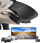 Esiosa 4K ja tagumine 1080P Dash Cam Custom XC60 2018 2019 2020 2021 (mudel C), T5 T6, OEM v&auml;limus, UHD 2160P video, WiFi & App, Loop salvestamine, lihtne paigaldada, 128GB kaart