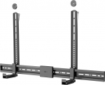 goobay Soundbar ja TV seinakinnitus / Soundbari seinakinnitus VESA &uuml;hilduv telerihoidik / 8,6 - 15,5 cm s&uuml;gavus / libisemisvastane pind / 70828