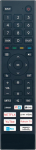 AULCMEET kaugjuhtimispuldi asendaja Hisense TV ERF3C80, ERF3C80-0012, ERF3C80 (0012) jaoks.