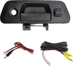 Tagaluugi ukse k&auml;epide koos tagurduskaameraga, 170&deg; laia nurga tagantvaate kaamera, Nissan Navara D23 NP300-ga &uuml;hilduv tagaluugi ukse k&auml;epide, must