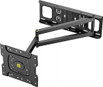 FORGING MOUNT teleri seinakinnitus 650 mm pikkusega 13-43-tollise LCD/LED/OLED lameekraani jaoks, kuni 35 kg kaaluv telerihoidik, kallutatav, p&ouml;&ouml;ratav ja p&ouml;&ouml;ratav, teleri seinakinnitus, max. VESA 200 x 200 mm