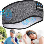 LC-dolida Sleep Headphones Bluetooth 5.4, Sleep Headband, Headband, Sleep Mask, Sports Headphones, Music Sleeping Headband for Sports Training, Jogging, Yoga, Travel
