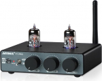AIYIMA T1PRO Tube Preamp Amplifier Home Audio Preamp Mini Vacuum Preamp Receiver Bluetooth 5.1 QCC3040 APTX-HD koos Bass Treble Tone Controls ja 12V Trigger v&auml;ljundiga
