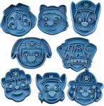Cuticuter Paw Patrol Pack k&uuml;psisevormid, sinine, 16 x 14 x 1,5 cm, 8 tk.