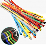 Kaablipaelad 200mm x 4.6mm nailonist v&auml;rvilised kaablipaelad Raske libisemiskindel plastikust korduvkasutatav turvaline iselukustuv mehhanism kaablijuhtimiseks ning sise- ja v&auml;listingimustes kasutamiseks