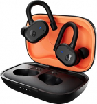Skullcandy Push Active juhtmevabad k&otilde;rvaklapid, 43 tundi aku kestvust, Skull-iQ, Alexa tugi, Micro, &uuml;hildub iPhone'i, Androidi ja Bluetooth seadmetega - must/oranž