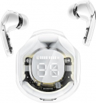 Clear Beat juhtmevabad k&otilde;rvaklapid Bluetooth 5.3, l&auml;bipaistev disain, kristallselge heli, IPX4 veekindel, kaitsekott koos nutitelefoni laadimisega, sisseehitatud mikrofon, t&ouml;&ouml;aeg 2-3 tundi, USB-C