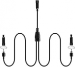 2 in 1 GreenClick aiavalgustuse pikenduskaabel IP65 veekindel, 1,3M LED-kaabel 6 in 1 aiavalgustusele (ASIN: B07RYM12GJ)