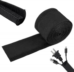 BENECREAT 400x8.4cm Klettverschluss Kabeldurchf&uuml;hrung Kabelorganisator Und Kabelschutz Kabelorganisatorsystem F&uuml;r USB Computer B&uuml;ro Und Auto Audiokabel
