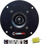 1 CIARE CT267 CT 267 Tweeter Black 5 Inch 13 cm 130 mm l&auml;bim&otilde;&otilde;t 150 Watt RMS 300 Watt Max impedants 4 Ohm 105 dB SPL Auto 1 tk + kondensaator ja 5 tasuta kleebis