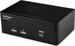 StarTech.com 2 Port DisplayPort Dual Monitor KVM Switch - DisplayPort KVM - 4K 60 Hz, Must