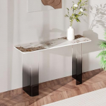 Moderner, schmaler Konsolen-Sofatisch mit Stauraum, Akzenttisch f&uuml;r den Eingangsbereich und Flur, f&uuml;r das Wohnzimmer, zeitgen&ouml;ssischer Flurtisch (47,2 x 18 x 29,5 Zoll)