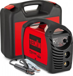 Telwin S.p.A. 815857 Force 165 inverterkeevitusseade elektroodikeevituseks koos keevitustarvikute ja korpusega, 230 V, punane