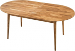 Nordic Story Scandi 2 Dining Table (Oval, Extendable) &bull; Ideal as a Large Conference Table &bull; Wooden Table Made of Solid Wood (Oak) &bull; Natural Oak &bull; Table (140-175 x 90 x 75 cm)
