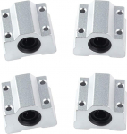4pcs Linear Motion Bearing Slides, Model SCS6UU-SCS30UU, SCS8LUU-SCS30LUU, Mainly Used for CNC Parts, 3D Printer Parts, Precision Machine Tools (Size : SCS25LUU)